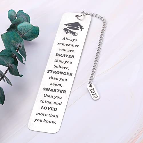 Class of 2023 Graduation Gifts for Her Him Inspirational Bookmark High School College Graduation Gifts for Son Daughter Boys Girls Women Men Nurse Master Degree Students Senior Grad Gifts