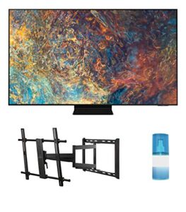 samsung qn85qn90aa 85″ neo qled qn90aa series 4k smart tv with a walts tv large/extra large full motion mount for 43″-90″ compatible tv’s and walts hdtv screen cleaner kit (2021)