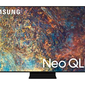 SAMSUNG QN85QN90AA 85" Neo QLED QN90AA Series 4K Smart TV with a Walts TV Large/Extra Large Full Motion Mount for 43"-90" Compatible TV's and Walts HDTV Screen Cleaner Kit (2021)