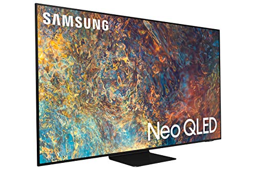 SAMSUNG QN85QN90AA 85" Neo QLED QN90AA Series 4K Smart TV with a Walts TV Large/Extra Large Full Motion Mount for 43"-90" Compatible TV's and Walts HDTV Screen Cleaner Kit (2021)