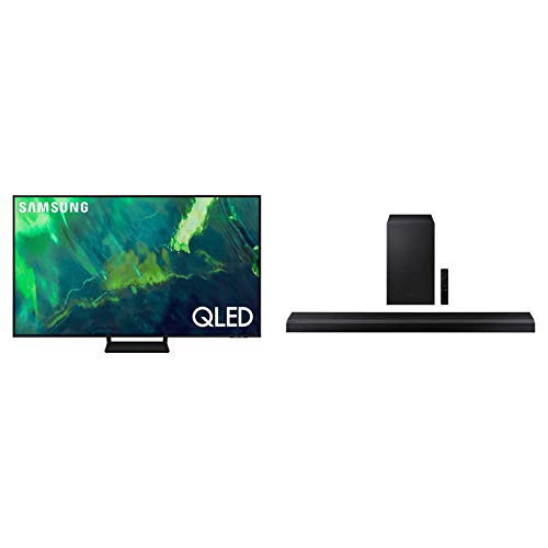 SAMSUNG 85-inch Class Q70A Series – QLED 4K UHD Smart TV with Alexa Built-in (QN85Q70AAFXZA, 2021 Model) HW-Q700A | 3.1.2ch | Soundbar | w/Dolby Atmos/DTS:X | 2021