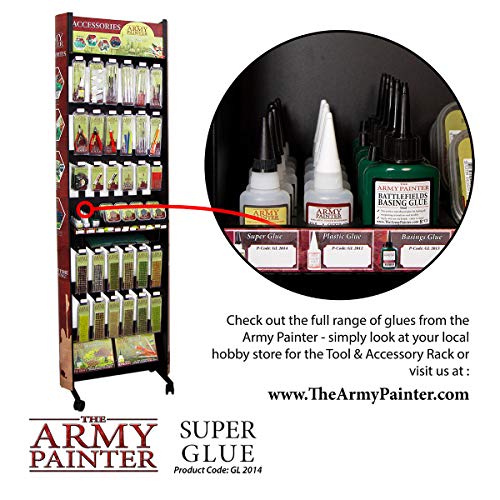 The Army Painter Super Glue - CA Glue for Miniatures and Small Parts - Strong Bond Model Glue, 20 ml