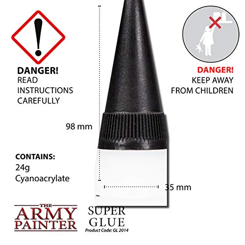 The Army Painter Super Glue - CA Glue for Miniatures and Small Parts - Strong Bond Model Glue, 20 ml