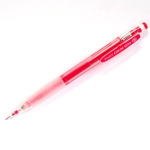 Pilot Color Eno Red Set, 0.7mm Mechanical Pencil + Mechanical Pencil Lead 0.7mm, Red, 10 Leads(Japan Import)