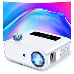 happrun projector, 12000l full hd 1080p projector with 5g wifi bluetooth, 300″ display, touch screen, portable outdoor projector supports 4k & zoom, compatible w/phone/laptop/tv stick/ps5