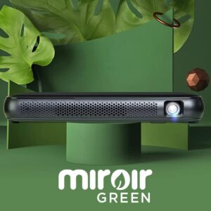 Miroir M600 Portable 1080p Projector - USB-C - Rechargeable Battery - Home and Outdoors (Renewed Premium)