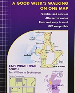 Cape Wrath Trail South XT40: Route Map by Harvey Map Services Ltd. (2014-06-25)