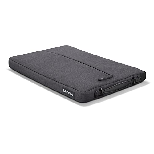 Lenovo Urban Laptop Sleeve for 14" Notebook, Water Resistant, Soft Padded Compartments, Accessory Storage, Reinforced Rubber Corners, Extendable Handle, GX40Z50941, Charcoal Grey