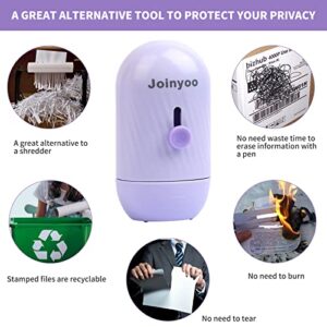 Joinyoo Updated Identity Protection Roller Stamp with 3 Refill Ink for Guard Privacy Information Blockout