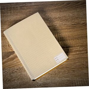 generic 90 pcs Plastic Clear Transparent Notebook Protection Exercise A Protective Soft Books Kids Self for Textbook Diary Book Students Sleeves Student Wrap School Covers Adhesive