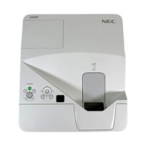 nec um330x xga ultra short throw projector 3lcd 3300 lumens