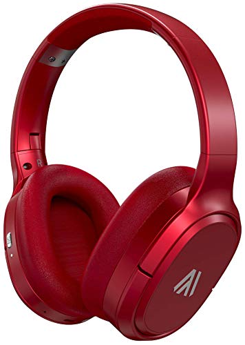 Altigo Wireless Bluetooth Headphones (Over Ear | Active Noise Cancelling) - Red