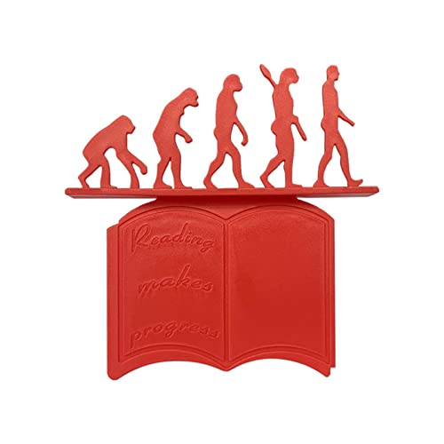 Stationery Funny Novelty Evolutionism Supplies Unique Women Creative Leather Progress Makes Bookmarks Green Book Students Adults Accessories Craft Organizers and Storage Tote