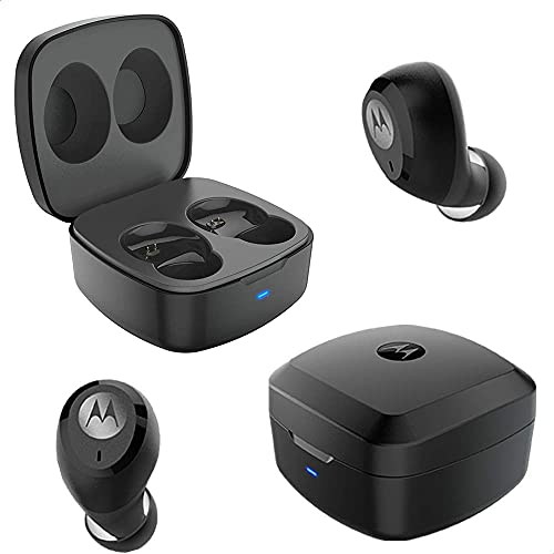 MOTOROLA Vervebuds 100 Earbud Headphones, Waterproof True Wireless Earbuds, Bluetooth 5.0 in-Ear with Hands-Free Call Microphone (Renewed)