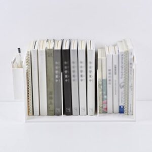 Bookends Plastic Book Bookends Bookshelf 3-Layer Anti-Moving Bookend Student Desktop Bookshelf Office File Storage Rack Book End Desk Organiser