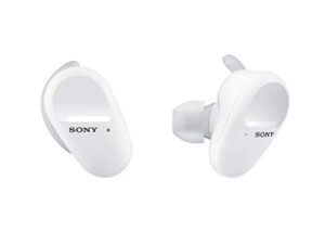 sony wf-sp800n true wireless noise-cancelling in-ear headphones – white