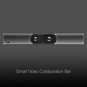 GTW Yealink A30-010-TEAMS all-in-one Collaboration bar with VCR20 remote, Connects to Deskphone, PC/Mac, Softphones - Works with Teams, Zoom, RingCentral, 8x8, Vonage, Microfiber Included