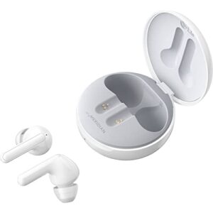 LG Tone Free HBS-FN5W True Wireless Earbuds Bluetooth Meridian Audio with UVnano Case Bundle Macarons Carrying Case (Mint)