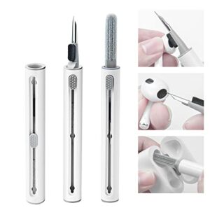 paiholy cleaner kit for airpods pro 1 2 3, multifunction bluetooth earbuds cleaning pen with soft brush, 3 in 1 cleaning tools for airpods, wireless earphones case, camera and mobile phone