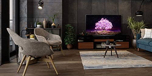 LG OLED48C1PUB 48" 4K Ultra High Definition OLED Smart C1 Series TV with an Additional 1 Year Coverage by Epic Protect (2021)