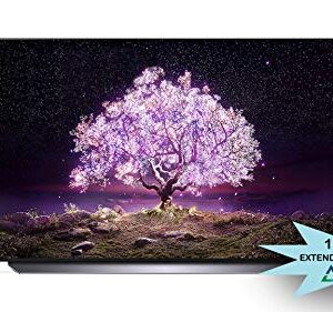 LG OLED48C1PUB 48" 4K Ultra High Definition OLED Smart C1 Series TV with an Additional 1 Year Coverage by Epic Protect (2021)