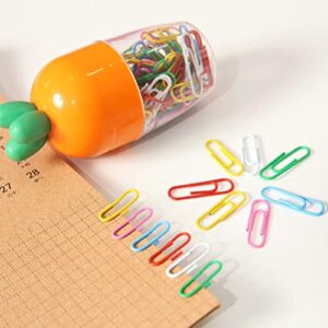 Didiseaon 1 Set of Easter Paper Clips Thumbtacks Carrot Paperclips School Paper Clips Page Marker File Document Clips Easter Party Favors