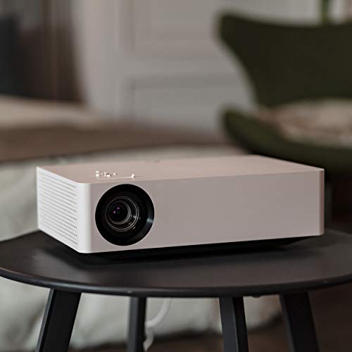 LG CineBeam UHD 4K Projector HU70LA - DLP Home Theater Smart Projector with Alexa Built-In, White