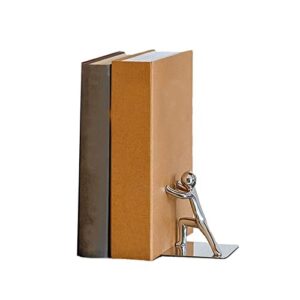 SZYAWsd File Sorters Bookends Book Decorative Bookendshelves Stopper Bookshelf Ends Decor Metal Desktop Cable Extension Headphone Books Stand Holder