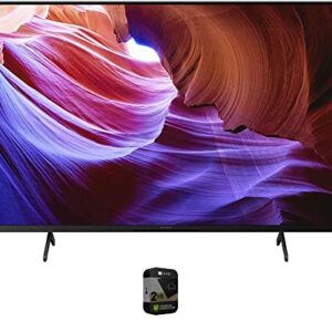 Sony KD65X85K 65 inch X85K 4K HDR LED TV with Smart Google TV 2022 Model (Renewed) Bundle with 2 YR CPS Enhanced Protection Pack