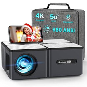 maxangel 5g wifi bluetooth projector 4k supported – hd outdoor projector 680ansi native 1080p, home theater projector with 300″ display, movie projector for tv stick, ps5, laptop