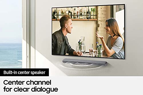 Samsung SP-LSP7T 120" The Premiere 4K Smart Laser Short-Throw Projector with a Samsung HW-A650 3.1CH Soundbar and Subwoofer with DTS Virtual:X (2021)