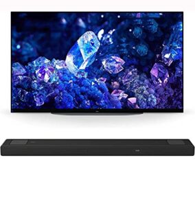 sony xr48a90k 48″ 4k bravia xr oled high definition resolution smart tv with a ht-a5000 5.1.2 channel dolby atmos soundbar with built-in subwoofers (2022)