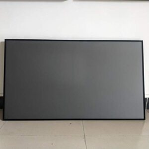 120inch 4k ultra short throw pet crystal ust clr screen 16:9 ceiling light rejecting projection screen for ultra short throw projector fixed frame screen for home theater, boardroom