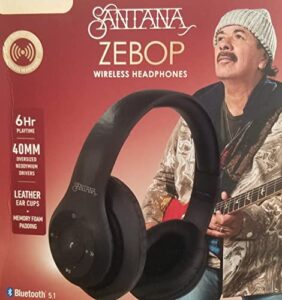 zebop studio-quality bluetooth(r) over-ear headphones