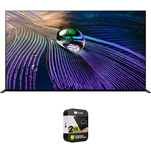 Sony XR65A90J 65-inch OLED 4K HDR Ultra Smart TV Renewed Bundle with Premium 2 YR CPS Enhanced Protection Pack