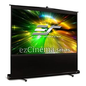 elite screens ezcinema series, 150-inch 16:9, manual pull up projector screen, movie home theater 8k / 4k ultra hd 3d ready, 2-year warranty, f150nwh