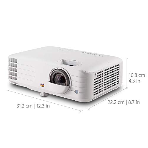 ViewSonic PX703HD 1080p Projector with 3500 Lumens DLP 3D Dual HDMI Sports Mode and Low Input Lag for Gaming, Stream Netflix with Dongle