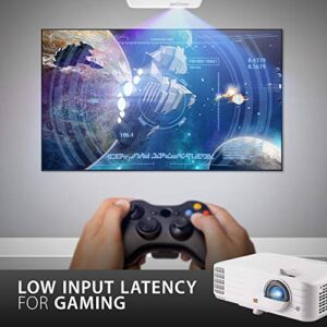 ViewSonic PX703HD 1080p Projector with 3500 Lumens DLP 3D Dual HDMI Sports Mode and Low Input Lag for Gaming, Stream Netflix with Dongle