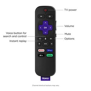 Roku Streaming Stick 4K 2021 | Streaming Device 4K/HDR/D. Vision with Roku Voice Remote and TV Controls (Renewed)