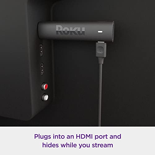 Roku Streaming Stick 4K 2021 | Streaming Device 4K/HDR/D. Vision with Roku Voice Remote and TV Controls (Renewed)