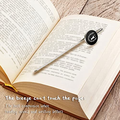 Horse Horseshoe Metal Bookmark Vintage Silver Book Marker Clip Unique Christmas Teacher Birthday Gifts 1.2"