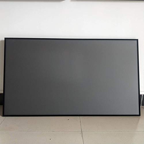 100inch 4k Ultra Short Throw PET Crystal ust CLR Screen 16:9 Ceiling Light Rejecting Projection Screen for Ultra Short Throw Projector Fixed Frame Screen for Home Theater, Boardroom