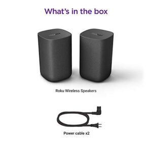 Roku Wireless Speakers (for Roku Streambars or Roku TV)