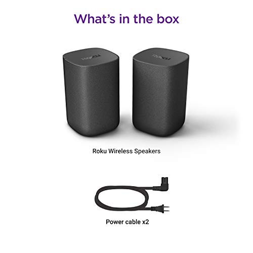 Roku Wireless Speakers (for Roku Streambars or Roku TV)