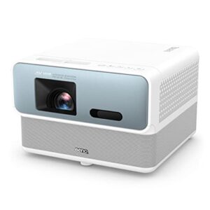 benq gp500 4k hdr led smart home theater projector | 360˚ sound field | 5wx4 speaker with l/r channel switch | 90% dci-p3| android tv | auto focus & 2d keystone | 120 inch big screen with 1.3x zoom