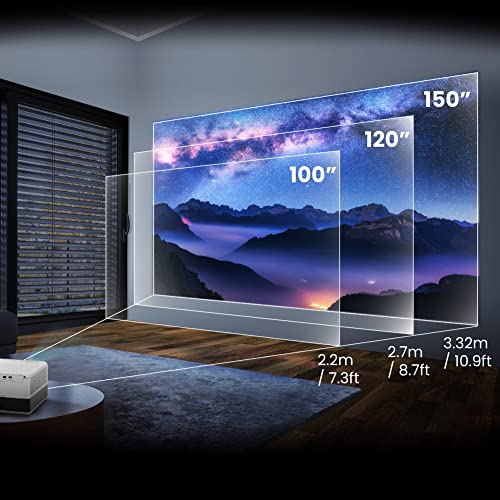 BenQ GP500 4K HDR LED Smart Home Theater Projector | 360˚ Sound Field | 5Wx4 Speaker with L/R Channel Switch | 90% DCI-P3| Android TV | Auto Focus & 2D Keystone | 120 inch Big Screen with 1.3X Zoom