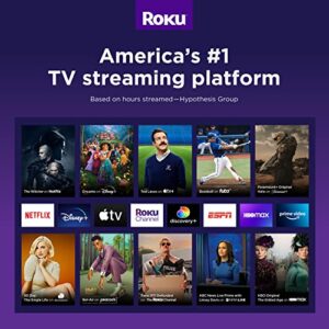 Roku Streambar | 4K/HD/HDR Streaming Media Player & Premium Audio, All In One, Includes Roku Voice Remote (Renewed)