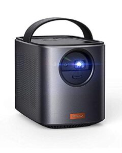 nebula, by anker, mars ii 300 ansi lumen home theater portable projector with 720p 30 to 150 inch dlp picture, outdoor projector, 10w speakers, android 7.1, 1-second autofocus (renewed)