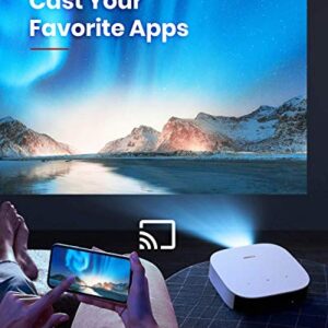Anker Nebula Solar Portable 1080p Projector with Android TV 9.0 (5000+ Apps), Autofocus, Keystone Correction, Digital Zoom, Built-in Stand, 3Hr Battery Life for Indoor/Outdoor(Renewed)