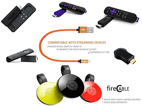 fire-Cable Plus Wireless Adapter, Powers Streaming TV Sticks Directly from TV USB Port (Eliminates AC Outlet and Cords)